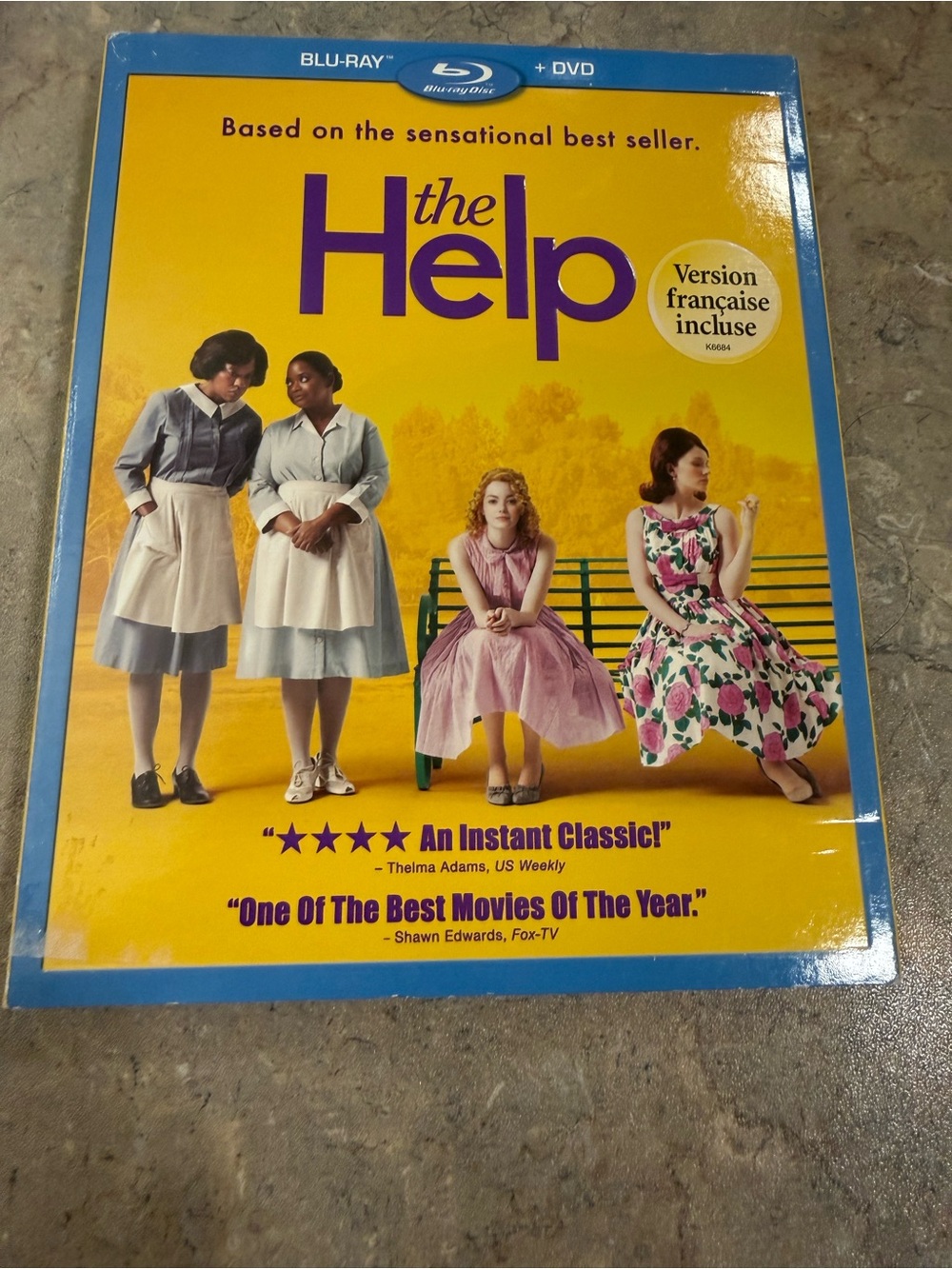 The Help Blu-ray + DVD - Yellow Cover